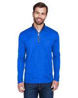 UltraClub 8230 Men's Cool & Dry Sport Quarter - Zip Pullover - Ninja Transfers
