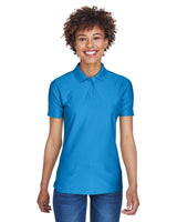 UltraClub 8414 Ladies' Cool & Dry Elite Performance Polo - Ninja Transfers