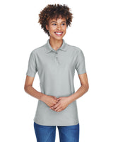 UltraClub 8414 Ladies' Cool & Dry Elite Performance Polo - Ninja Transfers