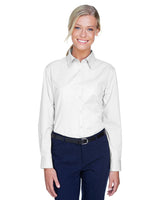 UltraClub 8976 Ladies' Whisper Twill - Ninja Transfers
